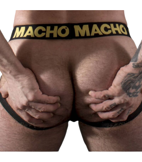 MACHO MX25AC JOCK CUERO AMARILLO XL