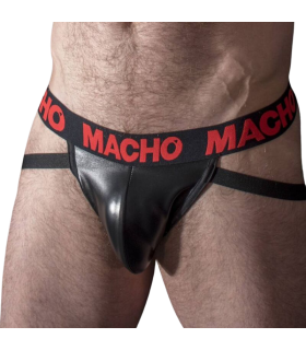 MACHO MX25RC JOCK CUERO ROJO M