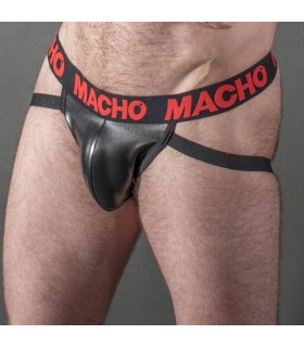 MACHO MX25RC JOCK CUERO ROJO M