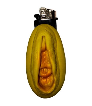 DIABLO PICANTE MECHERO VAGINA DORADO