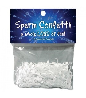 KHEPER GAMES CONFETI EN FORMA DE ESPERMA