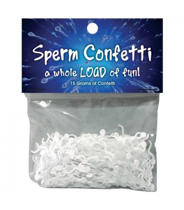KHEPER GAMES CONFETI EN FORMA DE ESPERMA