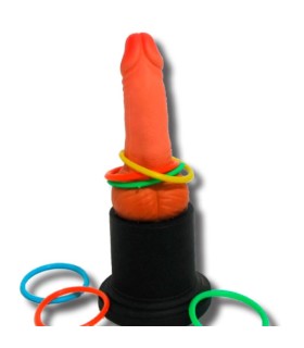 DIABLO PICANTE JUEGO TROFEO DEL PENE Y ANILLAS