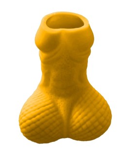 DIABLO PICANTE VASO DE CHUPITO PENE AMARILLO