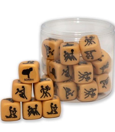 DIABLO PICANTE DADO DEL AMOR POSTURAS DORADO