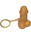 DIABLO PICANTE - LLAVERO FORMA PENE DORADO