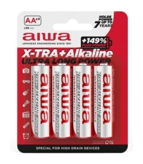 AIWA X TRA ALKALINE PILA ALCALINA AA LR6 BLISTER4