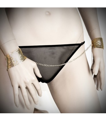 BIJOUX DESIR METALLIQUE ESPOSAS MALLA METALICA DORADA