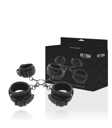 FETISH SUBMISSIVE SET ESPOSAS MANOS Y TOBILLOS CON FORRO DE NEOPRENO