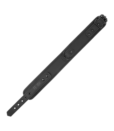 FETISH SUBMISSIVE COLLAR CON CADENA CON FORRO DE NEOPRENO