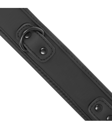 FETISH SUBMISSIVE COLLAR CON CADENA CON FORRO DE NEOPRENO