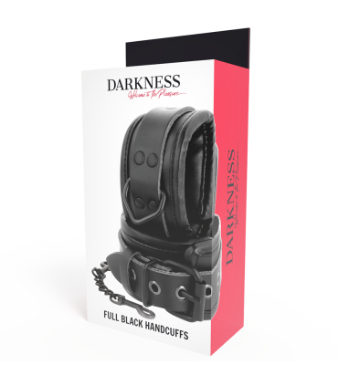 DARKNESS ESPOSAS AJUSTABLES MANOS LEATHER NEGRO