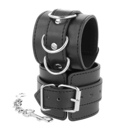 DARKNESS ESPOSAS CUERO TOBILLOS AJUSTABLES NEGRO