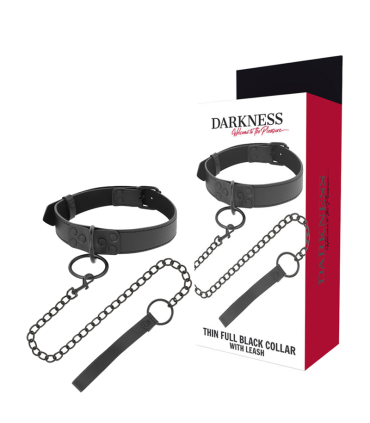 DARKNESS COLLAR CON CADENA NEGRO