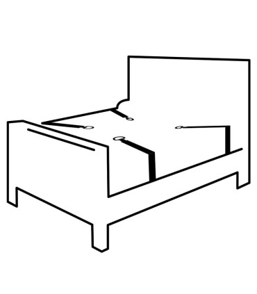 DARKNESS SET DE ATADURAS PARA LA CAMA