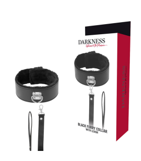 DARKNESS COLLAR FORRADO CON CADENA TITANIUM