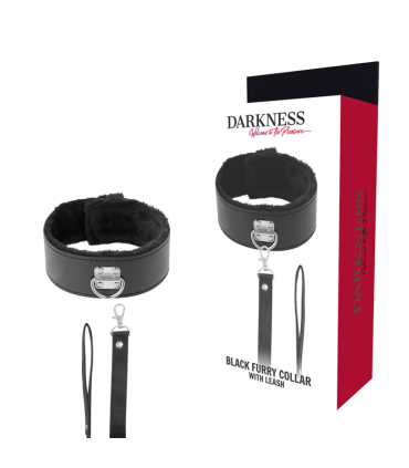 DARKNESS COLLAR FORRADO CON CADENA TITANIUM
