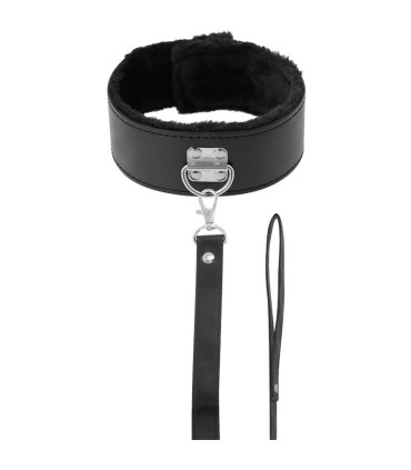 DARKNESS COLLAR FORRADO CON CADENA TITANIUM