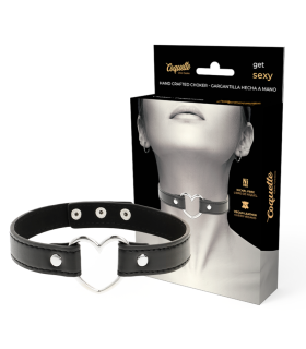 COQUETTE CHIC DESIRE COLLAR CUERO VEGANO ACCESORIO WOMAN CORAZON