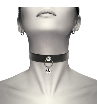 COQUETTE CHIC DESIRE COLLAR CUERO VEGANO ACCESORIO WOMAN CASCABEL ARO
