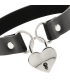 COQUETTE CHIC DESIRE COLLAR CUERO VEGANO ACCESORIO CORAZON CON LLAVE