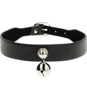 COQUETTE CHIC DESIRE COLLAR CUERO VEGANO ACCESORIO WOMAN CASCABEL