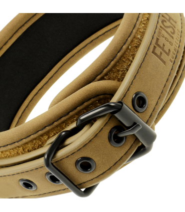 FETISH SUBMISSIVE ORIGEN COLLAR CON CADENA CON FORRO DE NEOPRENO