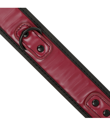 FETISH SUBMISSIVE DARK ROOM COLLAR CON CADENA CON FORRO DE NEOPRENO