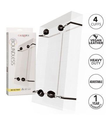 CALEXOTICS BOUNDLESS RED RESTRAINT SET RESTRICCION CAMA