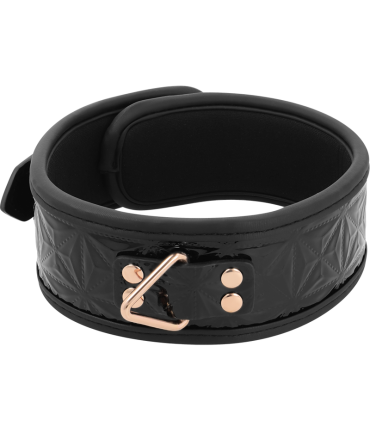 BEGME BLACK EDITION COLLAR CUERO VEGANO CON FORRO DE NEOPRENO