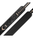 BEGME BLACK EDITION COLLAR CUERO VEGANO CON FORRO DE NEOPRENO