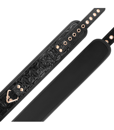 BEGME BLACK EDITION COLLAR CUERO VEGANO CON FORRO DE NEOPRENO