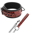 BEGME - RED EDITION COLLAR CUERO VEGANO CON FORRO DE NEOPRENO