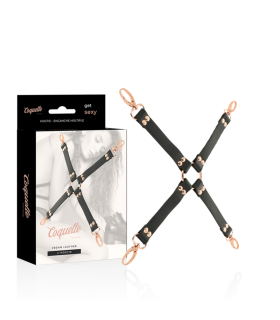 COQUETTE CHIC DESIRE FANTASY HOG TIE CUERO VEGANO