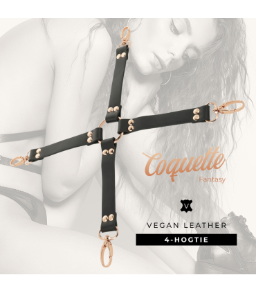 COQUETTE CHIC DESIRE FANTASY HOG TIE CUERO VEGANO