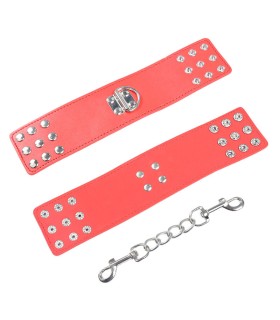 OHMAMA FETISH ESPOSAS ROJAS CIERRE A PRESION