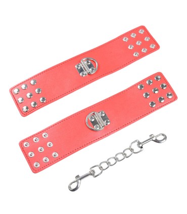 OHMAMA FETISH ESPOSAS ROJAS CIERRE A PRESION