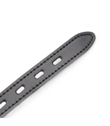 OHMAMA FETISH MORDAZA SILICONA CON CORREA PIEL CANDADO INCLUIDO