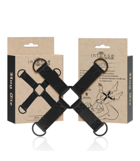 INTENSE FETISH ENGANCHE MULTIPLE PARA MANOS Y PIES DE CUERO VEGANO