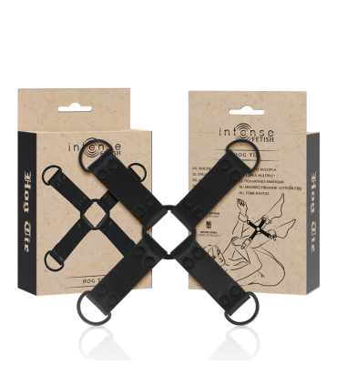 INTENSE FETISH ENGANCHE MULTIPLE PARA MANOS Y PIES DE CUERO VEGANO