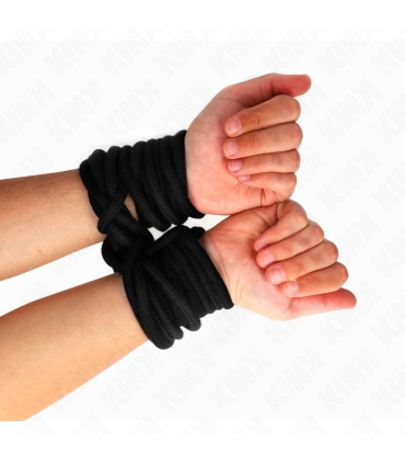 KINK CUERDA DE ALGODON 5 METROS NEGRO