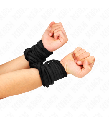 KINK CUERDA DE ALGODON 5 METROS NEGRO