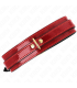 KINK COLLAR AJUSTABLE ROJO VINO DETALLES DORADOS 29 425 CM X 4 CM