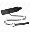 KINK - COLLAR CON CORREA 78 CM BONDAGE DE NEOPRENO MODELO 2 AJUSTABLE 37.5 X 49.5 CM