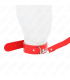 KINK COLLAR CON CORREA 116 CM FINO ROJO AJUSTABLE 32 50 CM X 8 CM