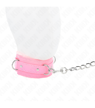 KINK COLLAR CON CORREA 65 CM CON RESTRICCIONES ROSA AJUSTABLE 36 42 CM X 55 CM