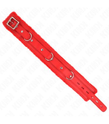 KINK COLLAR CON CORREA 65 CM CON RESTRICCIONES ROJO AJUSTABLE 36 42 CM X 55 CM