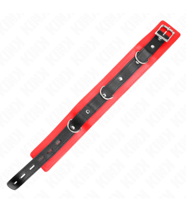 KINK COLLAR CON CORREA 65 CM ROJO 54 X 45 CM