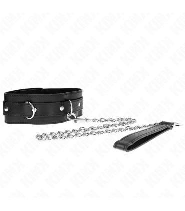 KINK COLLAR CON CORREA 65 CM NEGRO 54 X 45 CM