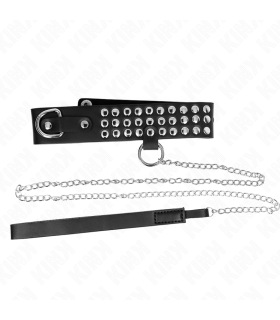 KINK COLLAR CON CORREA 65 CM CON BRILLOS AJUSTABLE 37 42 CM X 53 CM